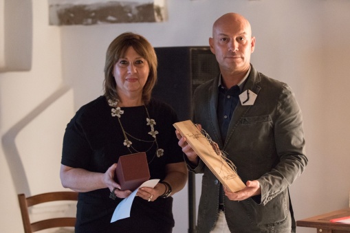 Gioielli in Fermento 2016 Award Ceremony with Liana Pattihis (Awarded Artist), Enrico Sgorbati (Torre Fornello)